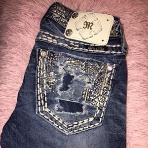 Miss me jeans, straight , size 24